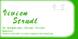 vivien strudl business card